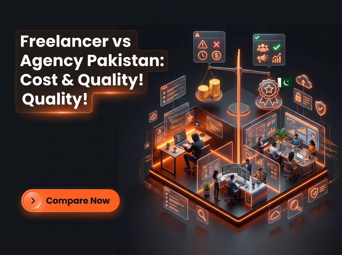Freelancer vs agency comparison Pakistan