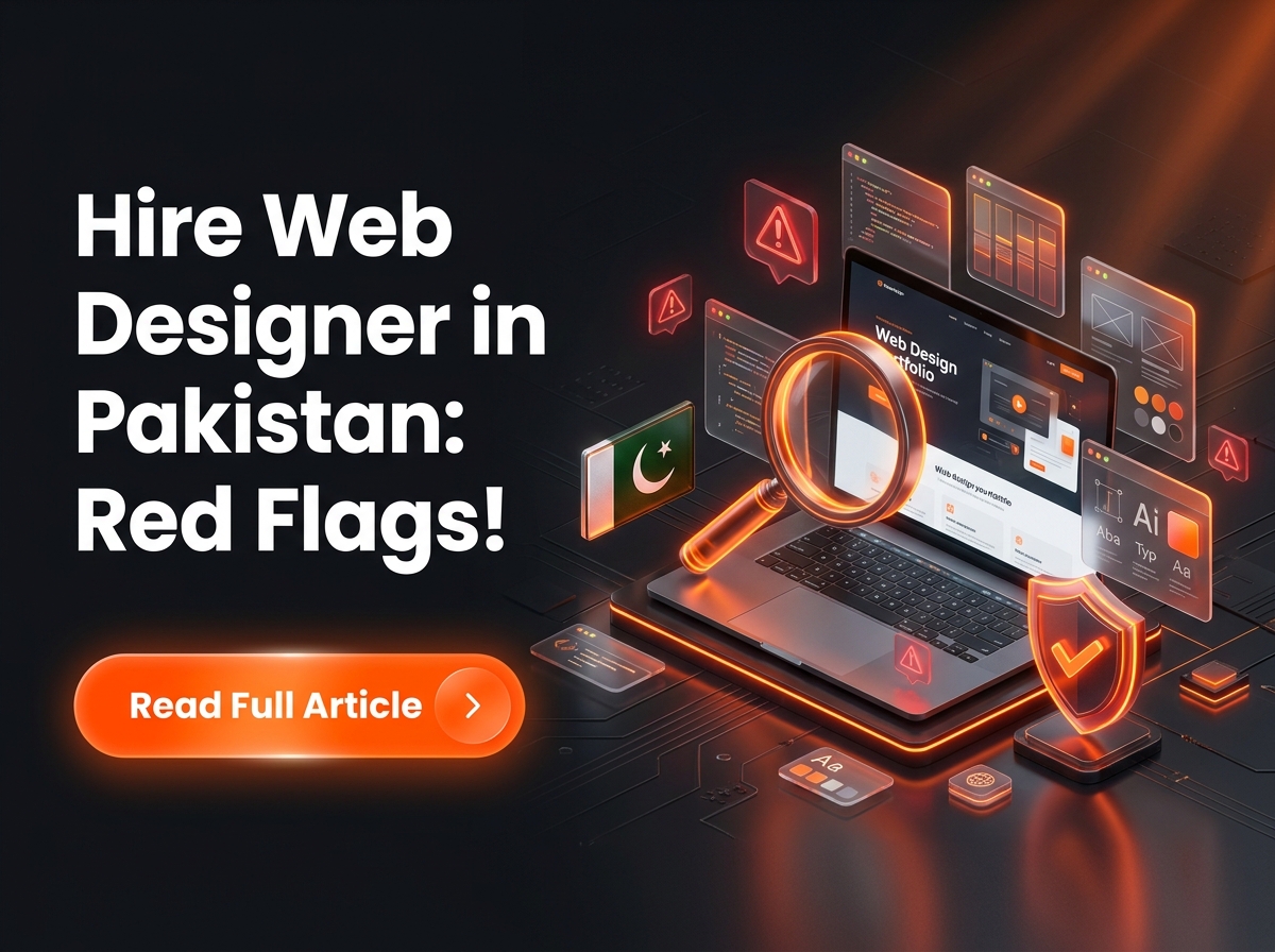 Hire a web designer in Pakistan — red flags to avoid