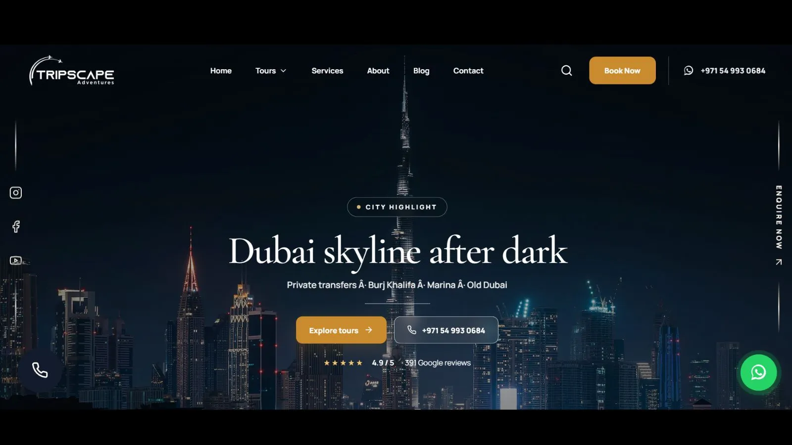 Tripscape Tourism LLC — UAE travel website